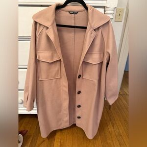 SHEIN Blush Pink Trench Coat